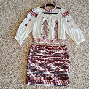 Ukrainian traditional embroidery set